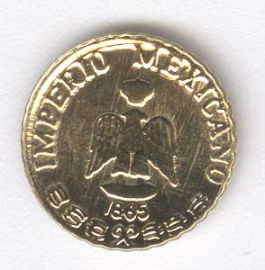 Mexico 1 Token de Fantasía de Oro de 14 Kilates d