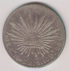 Mexico 8 Reales de 1896 (Go RS)
