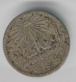 Mexico 20 Centavos de 1934